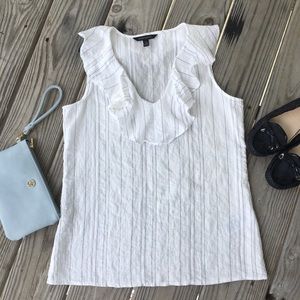 Banana Republic pinstripe top, like new